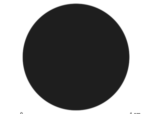 Siyah 5.000'lik Puan/Nokta Etiketi 1 cm