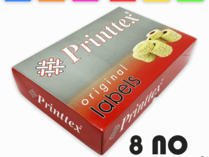 Printtex Meto Etiketi Renkli 8 No 1.500'lük
